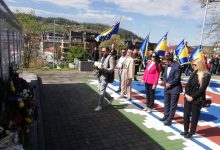 Photo of Četvrti april: Delegacija Gradskog odbora odala počast na spomen obilježjima na Slanoj Banji