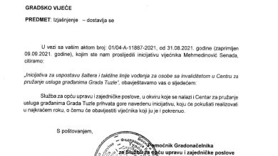 Photo of Prihvaćena inicijativa za uspostavu šaltera i taktilne linije vođenja za osobe sa invaliditetom